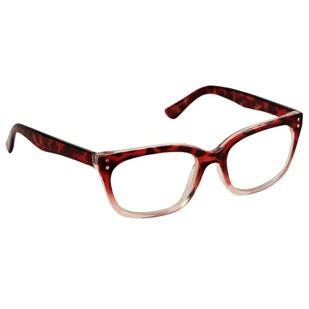 Summer & Rose Blue Light Glasses in Burgundy Tortoiseshell